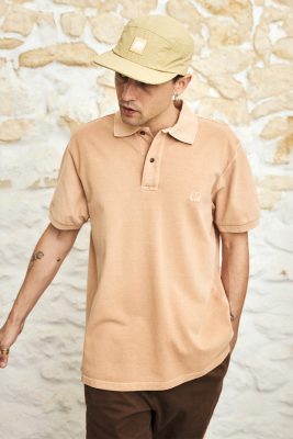 Trendsplant Herren vegan Polo Essential Pigment Cuban Sand