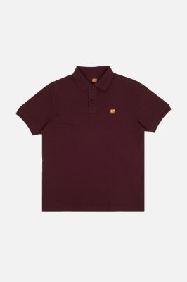 Trendsplant Herren vegan Poloshirt Essential Burgundy