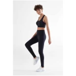 True North Damen vegan Leggings Schwarz