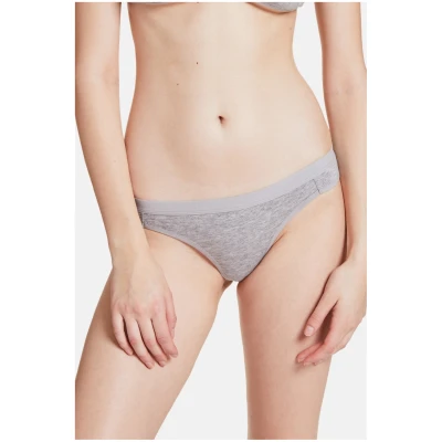 VATTER Damen vegan 3er-Pack Slips Little Lucy Grau
