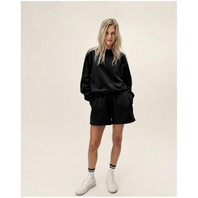WOTE Damen vegan Sweatshorts Schwarz