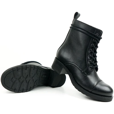Will's Vegan Store Damen vegan Stiefel Aviator 2 Schwarz