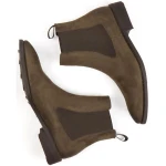 Will's Vegan Store Herren vegan Chelsea Boots Goodyear Welt Dunkelbraun