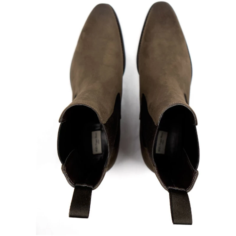 Will's Vegan Store Herren vegan Chelsea Boots Goodyear Welt Dunkelbraun
