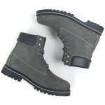 Will's Vegan Store Herren vegan Dock Boots GefÃ¼ttert Grau