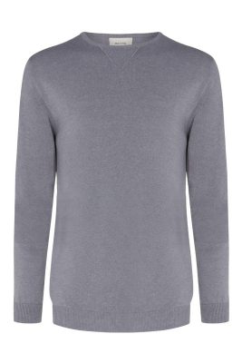 Will's Vegan Store Herren vegan Pullover Recycelt Grau