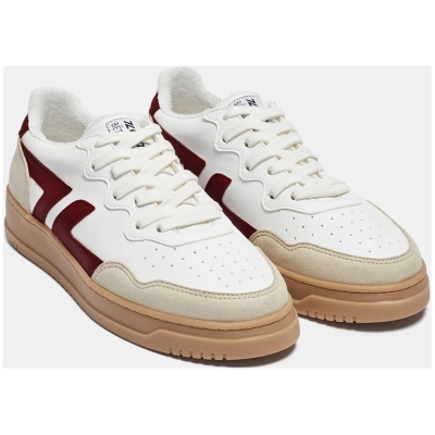 Zèta Herren vegan Sneaker BÃªta B2 Bordeaux