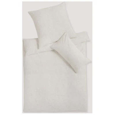 hessnatur Chambray Bettwäsche-Set aus Bio-Baumwolle mit Leinen