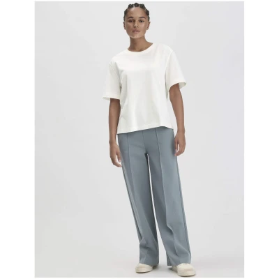 hessnatur Damen Heavy Jersey T-Shirt Oversize aus Bio-Baumwolle - weiß - Größe 38