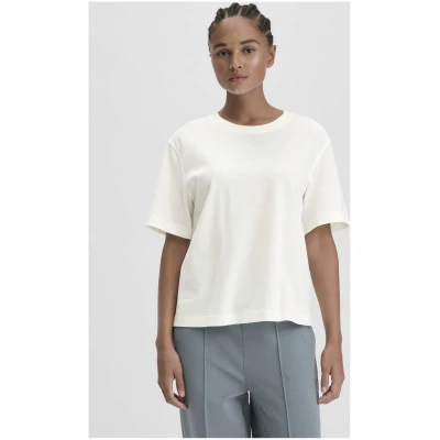 hessnatur Damen Heavy Jersey T-Shirt Oversize aus Bio-Baumwolle - weiß - Größe 38