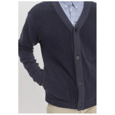 hessnatur Fleece Cardigan Relaxed aus reiner Bio-Baumwolle