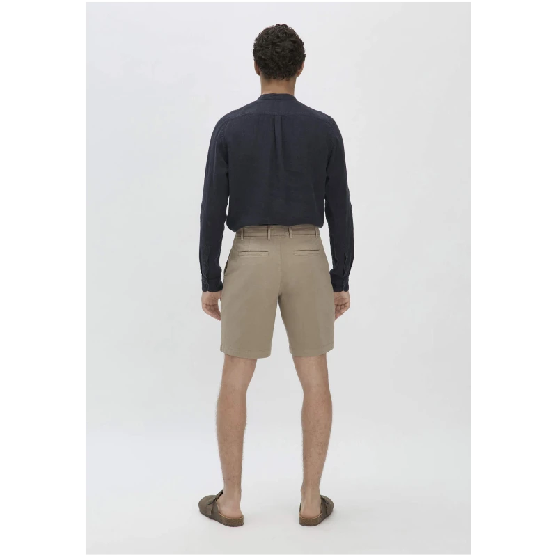 hessnatur Herren Chino Shorts Relaxed aus Bio-Baumwolle - braun - Größe 32