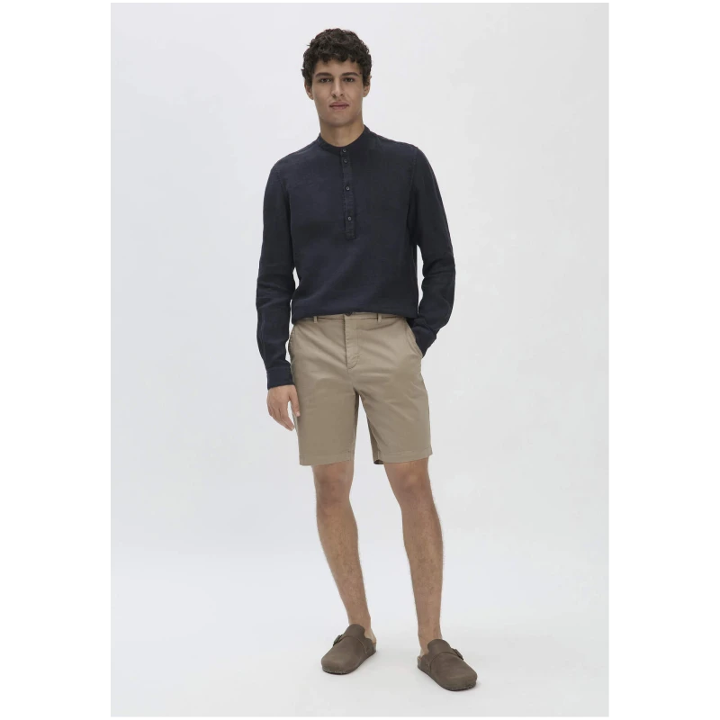 hessnatur Herren Chino Shorts Relaxed aus Bio-Baumwolle - braun - Größe 32