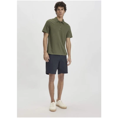 hessnatur Herren Polo Regular aus Bio-Baumwolle - grün - Größe 48