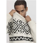 hessnatur Herren Pullover Jacquard aus Schurwolle - natur - Größe 50
