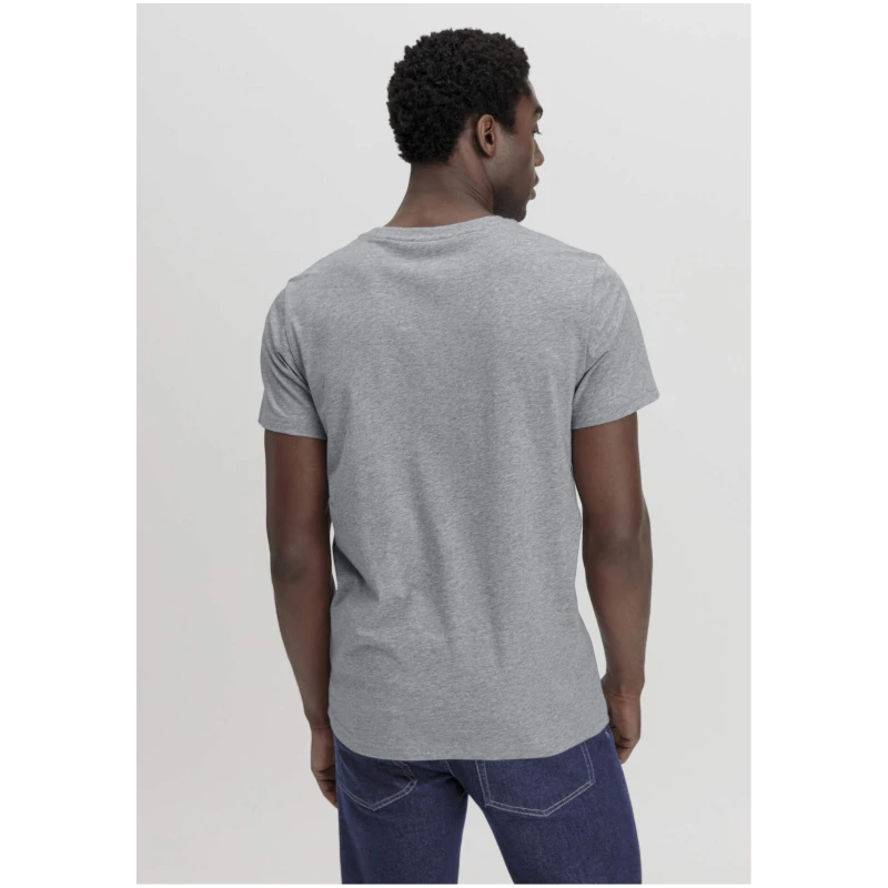 hessnatur Herren T-Shirt Regular aus Bio-Baumwolle - grau - Größe 46