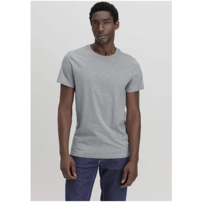 hessnatur Herren T-Shirt Regular aus Bio-Baumwolle - grau - Größe 46