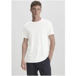 hessnatur Herren T-Shirt Regular aus Bio-Baumwolle - weiß - Größe 46