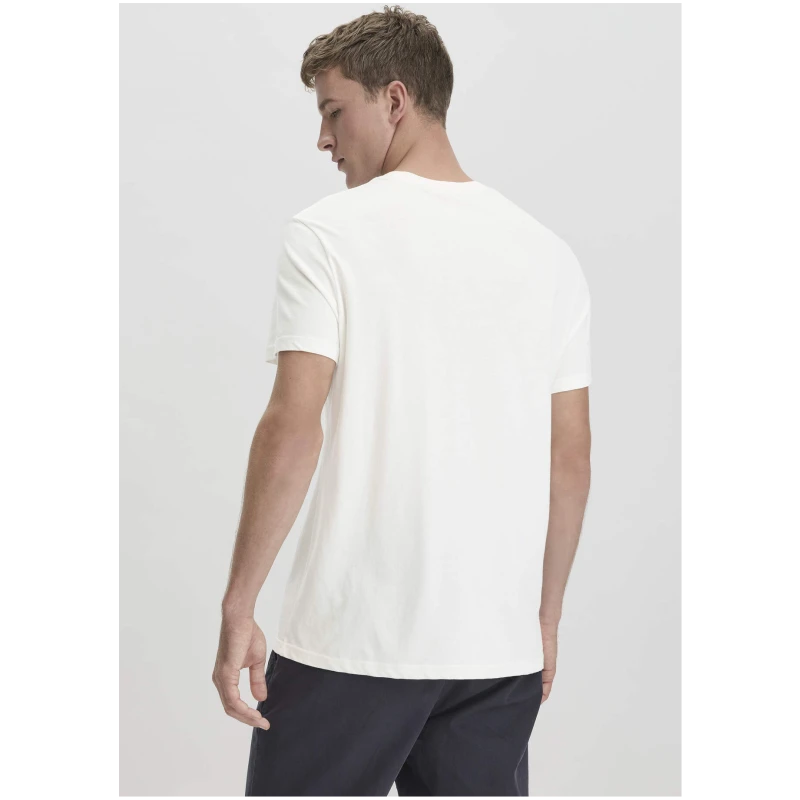 hessnatur Herren T-Shirt Regular aus Bio-Baumwolle - weiß - Größe 46