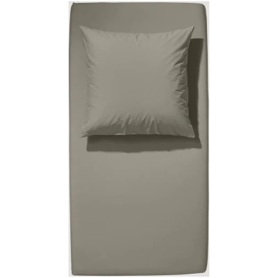 hessnatur Jersey Spannbettlaken aus Bio-Baumwolle - grün - Größe 90-100x200 cm