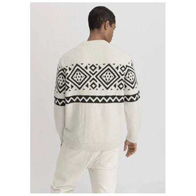 hessnatur Pullover Jacquard aus reiner Schurwolle