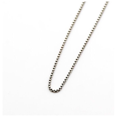 juni Choker Venezianerkette rhodiniert 45cm aus recyceltem Silber, hergestellt in Deutschland