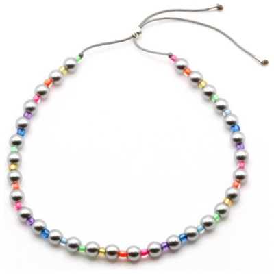 juni Perlenarmband Rainbow