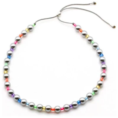 juni Perlenarmband Rainbow