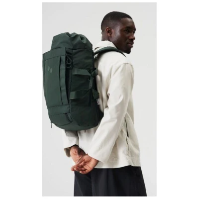pinqponq Rucksack - Blok Medium - deep anthra | cosmo green