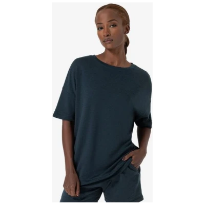 super.natural Damen Oversized Bio Tee aus Merinowolle, kein Mikroplastik