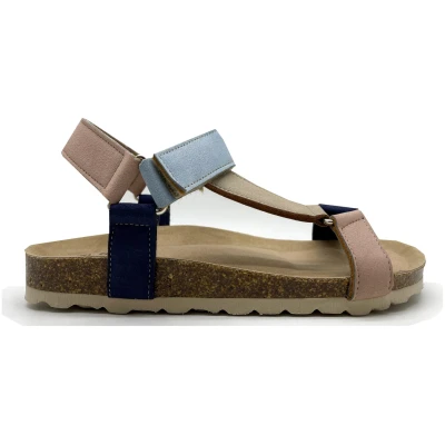 thies Damen vegan Sandalen Eco Bio Trek Vegan Multi Ocean