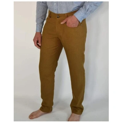 Aatise Herren Leinenhose aus 100% Leinen Zanzibar regular fit, mid rise