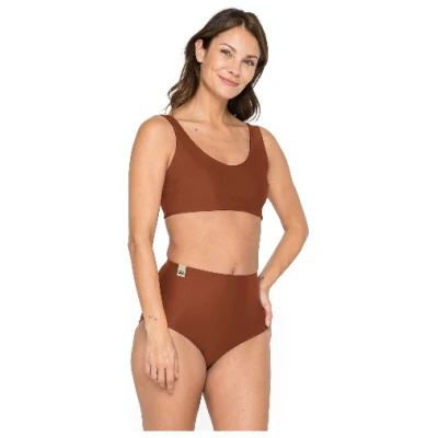 Bikinitop aus regeneriertem Polyamid, chili