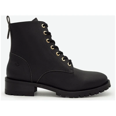 COG Damen vegan Stiefel Damen Athena Schwarz
