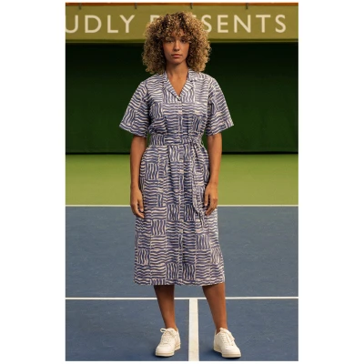 DEDICATED Damen vegan Kleid Orrefors Waves
