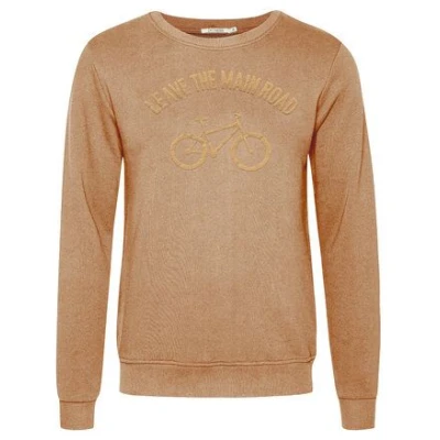 GREENBOMB Bike Leave Summer Wild - Bequemes Sweatshirt aus Bio-Baumwolle / hochwertiger Stick / Fair & Vegan
