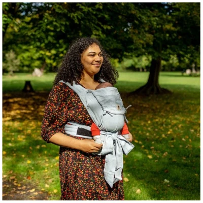 Girasol GbR MySol Babytrage unifarben mit Bindehüftgurt (Mei Tai) Babycarrier