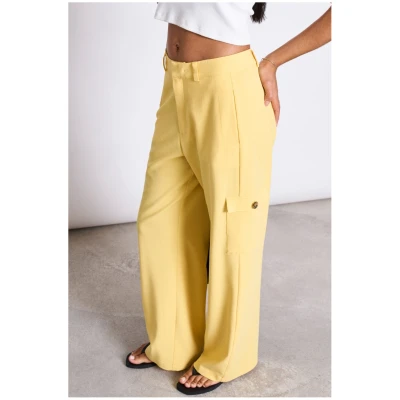 JAN 'N JUNE Damen vegan Cargohose Fano Butterblume