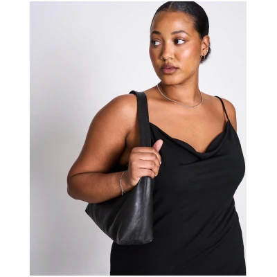 JAN 'N JUNE Damen vegan Minikleid Helen Schwarz