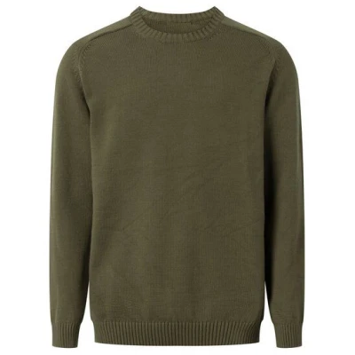 KnowledgeCotton Apparel Strickpullover CREW NECK aus Bio-Baumwolle