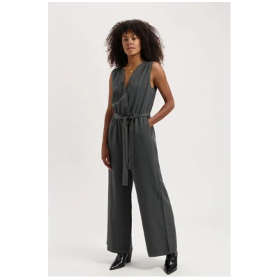 Kuyichi Damen vegan Jumpsuit Sammie Woodland Grey