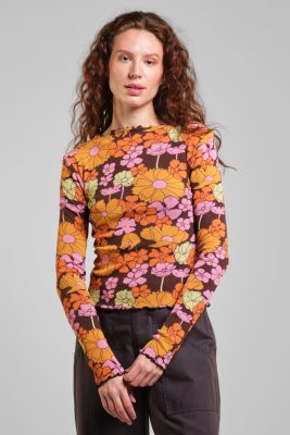 Longsleeve Ryd Flower Power Orange