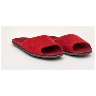 Magicfelt Filz-Sandale 722 für Damen aus 100% Merino-Wolle - Nachhaltige Sandale mit komfortabler Filz-Latex-Sohle