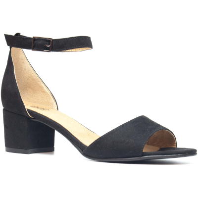NAE Damen vegan Sandalen Cora Micro Schwarz