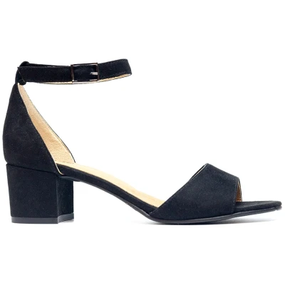 NAE Damen vegan Sandalen Cora Micro Schwarz