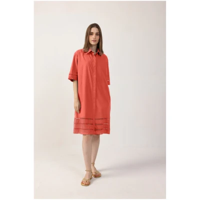 Neu Nomads Damen vegan Kleid Lila Melon
