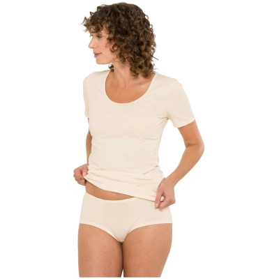 Panty aus Bio-Baumwolle mit Elastan, natur 42