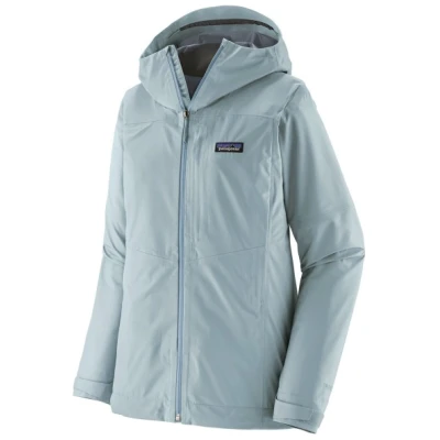 Patagonia - Women's Boulder Fork Rain Jacket - Regenjacke Gr XL grau/türkis