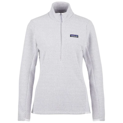 Patagonia - Women's R1 Air Zip Neck - Fleecepullover Gr L grau/weiß