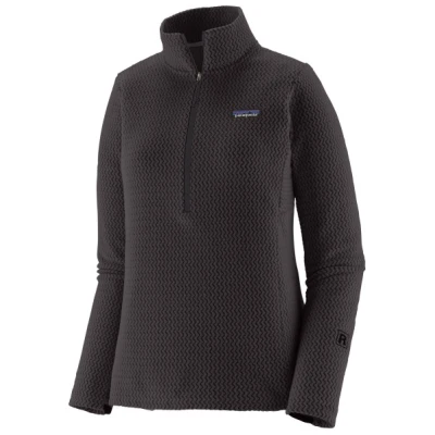 Patagonia - Women's R1 Air Zip Neck - Fleecepullover Gr XS grau/schwarz